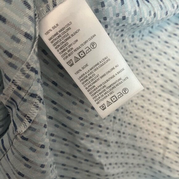 Tommy Bahama Mens Geovanni Geo Camp Shirt size large SILK - Picture 5 of 6